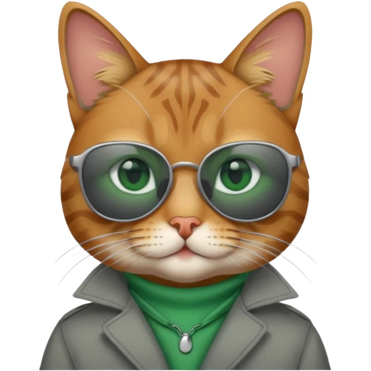 Cat wearing sunglasses emoji
