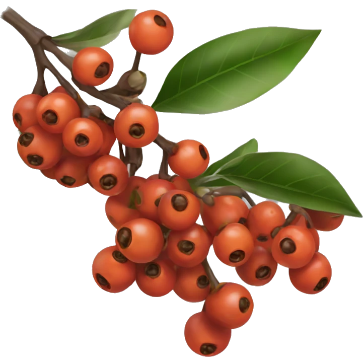 Pyracantha berries emoji