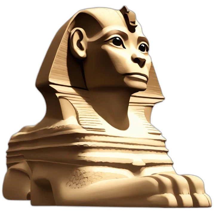 realistic Great Sphinx of Giza emoji