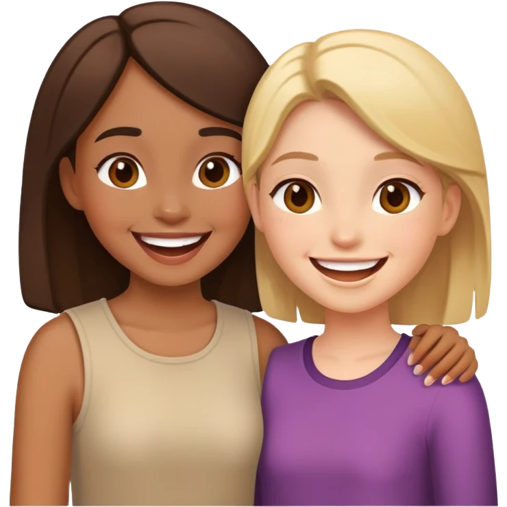 Girls friendship  emoji