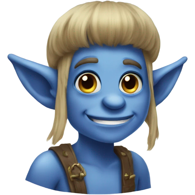 Bluebell the Troll from The 10h Kingdom emoji