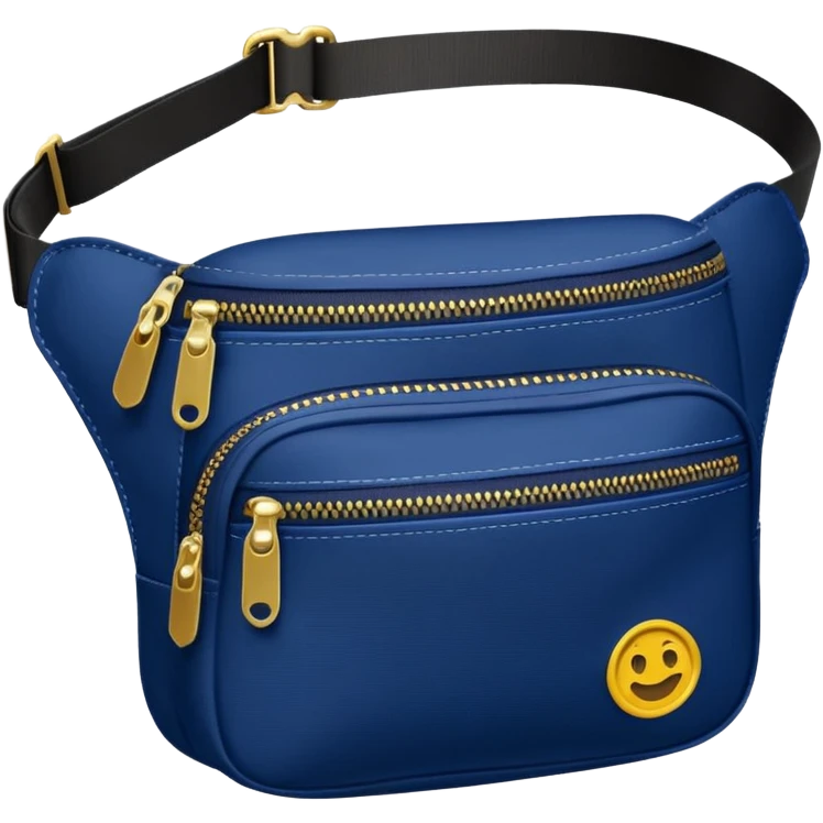 navy blue fanny pack emoji