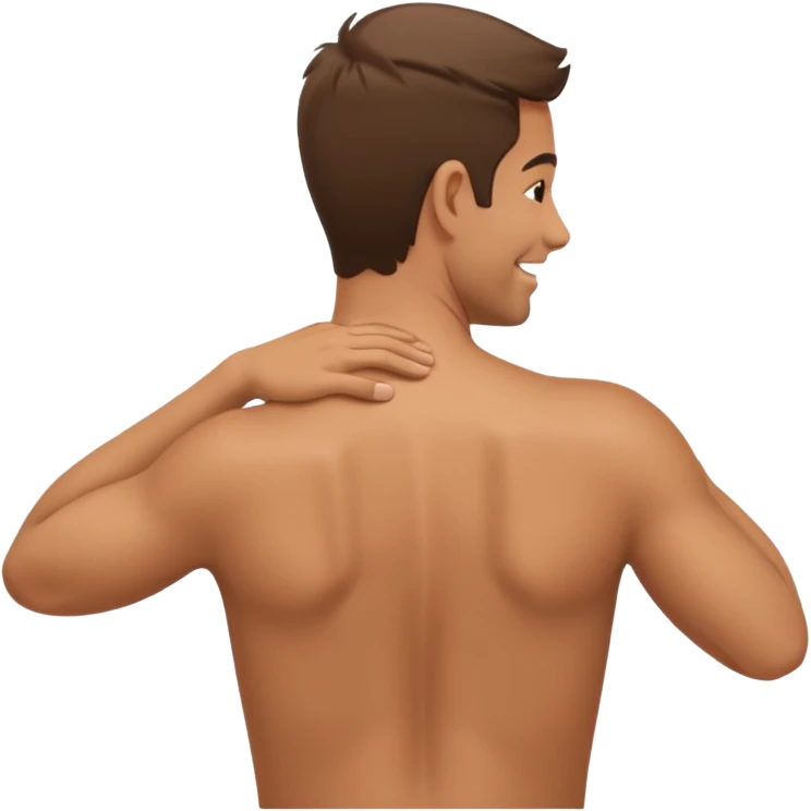 getting his back scratched  emoji