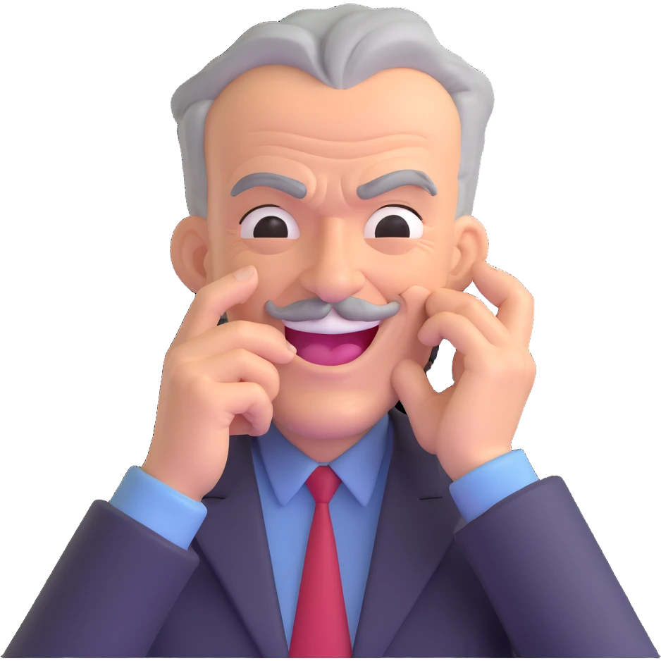 J. Jonah Jameson from Spider-Man laughing emoji