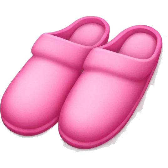 pink slippers  emoji