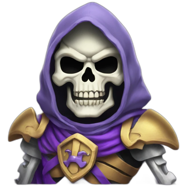 skeletor with sword emoji