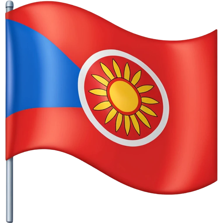 Drapeau gitan emoji emoji