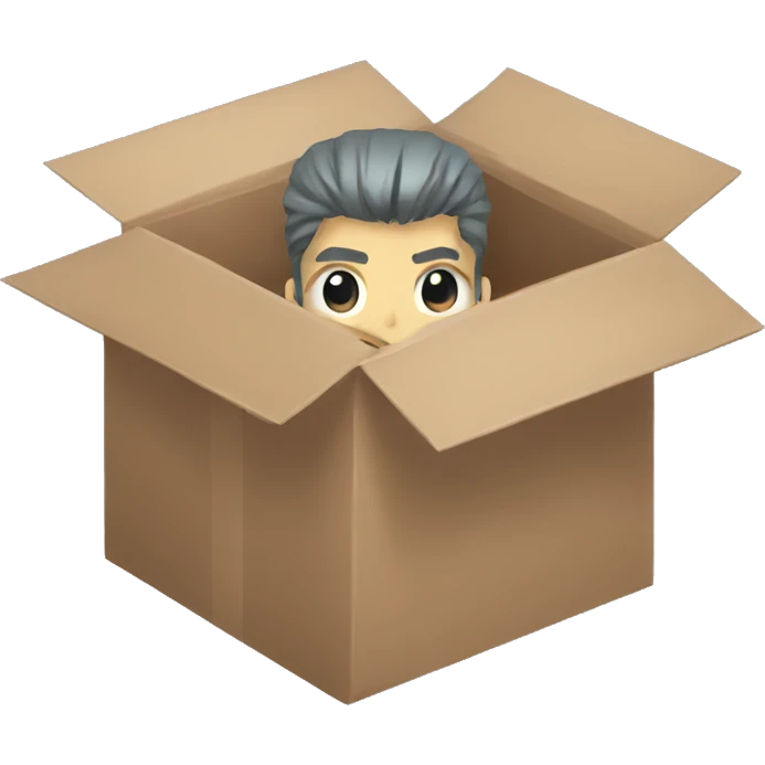 Solid snake in a box emoji