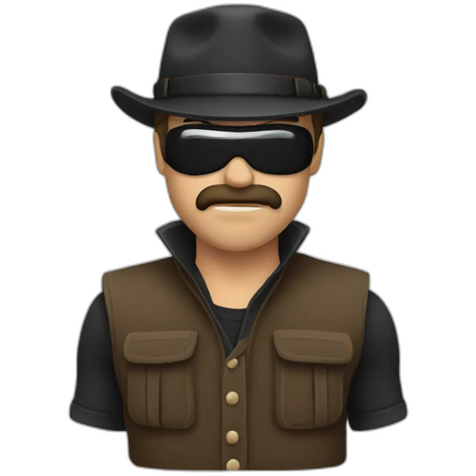 A bandit emoji