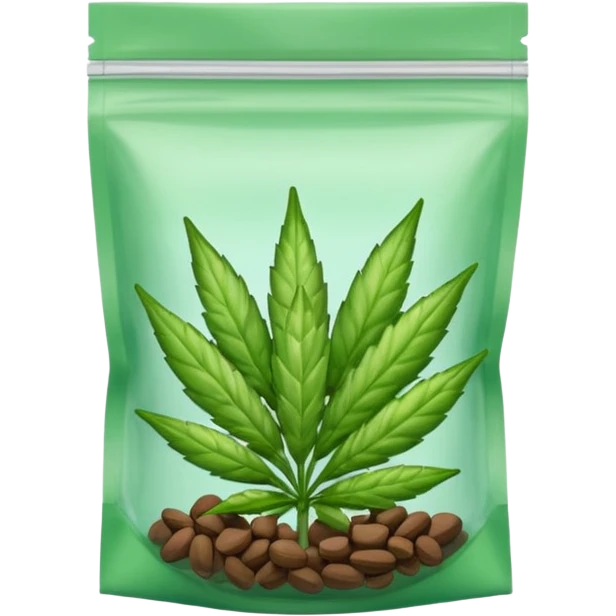 weed buds pack zip transparent emoji
