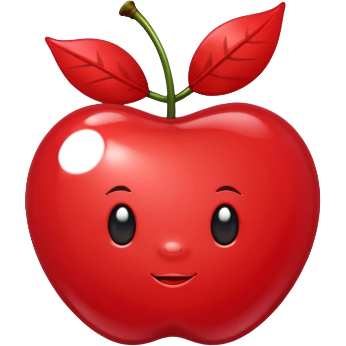 Cherry with bow emoji