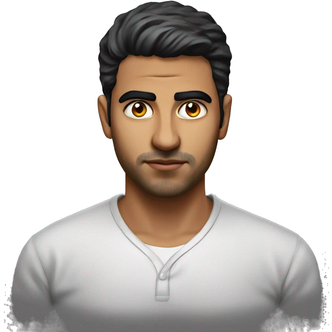 guy 24 years old arab 2011 photorealistic serious emoji