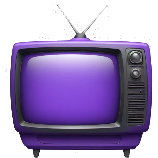 Purple tv  emoji
