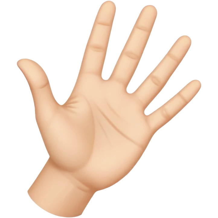 free ad, open hand offering emoji