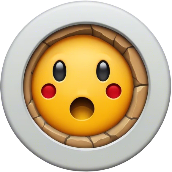Wall with hole emoji