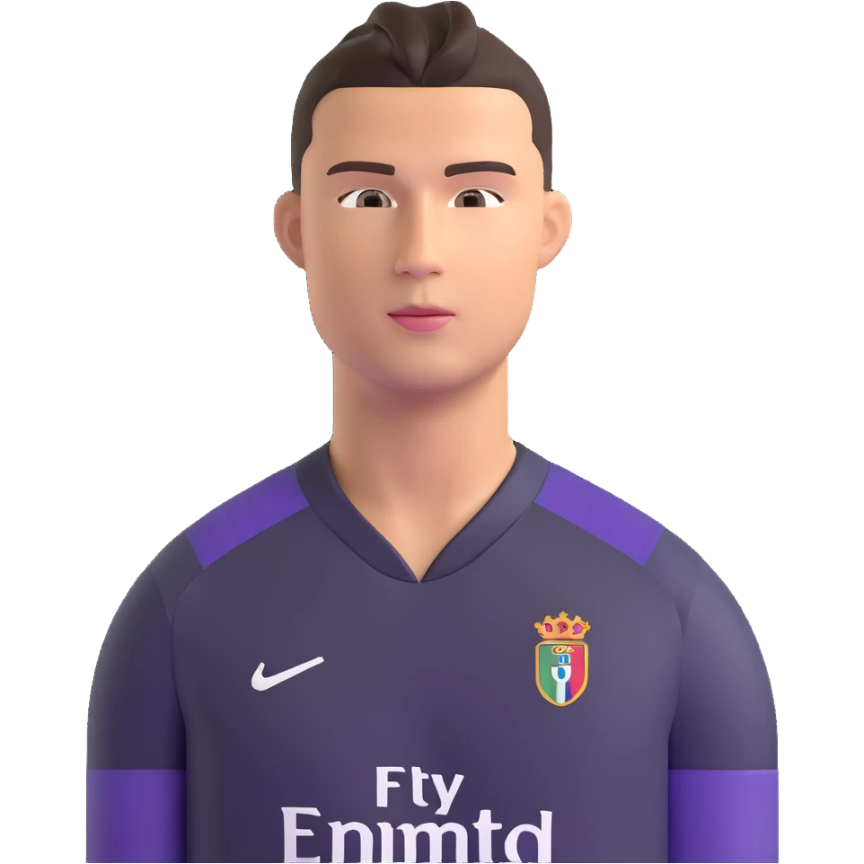 portrait of Ronaldo emoji
