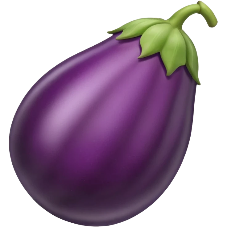 Eggplant sliding through ok emoji