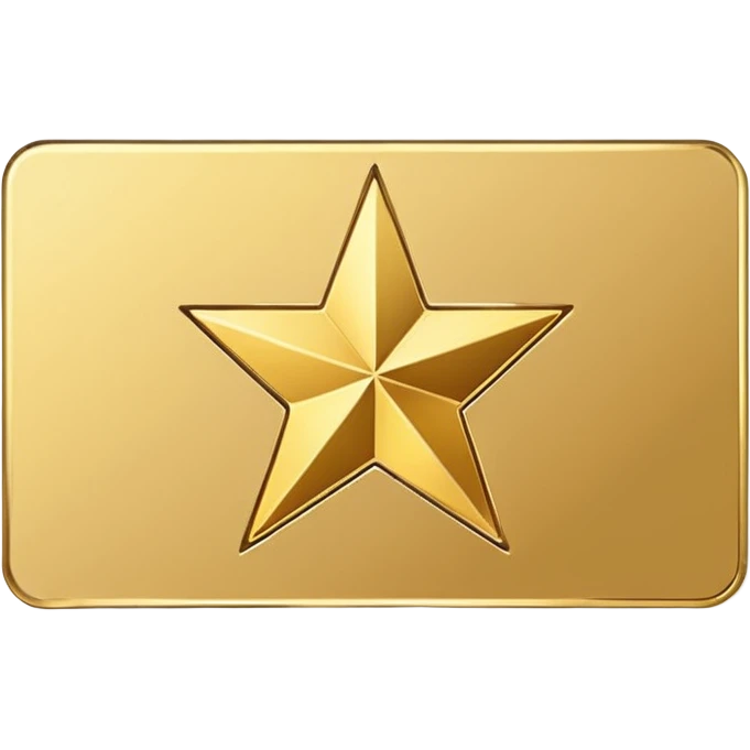 business card with a star symbol emoji