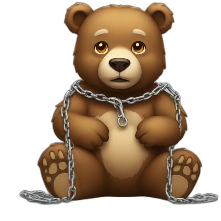 bear-wearing-a-chain- emoji