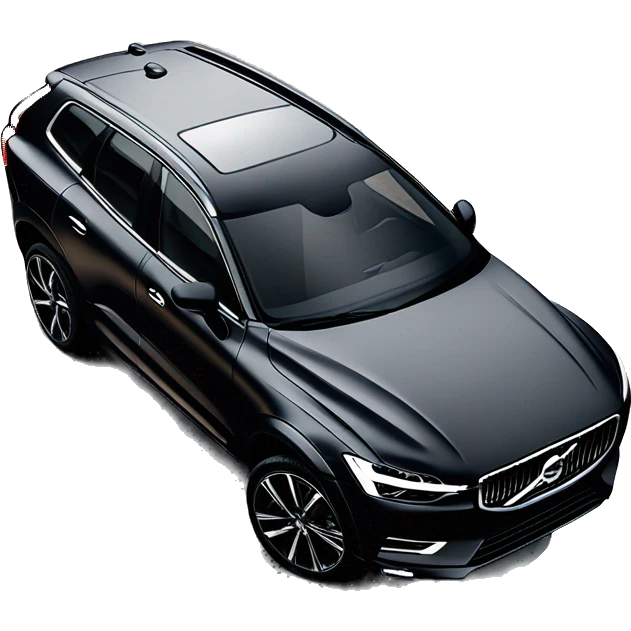 Black 2024 Volvo XC60 and black wheels emoji