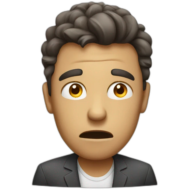 Stressed entrepreneur  emoji