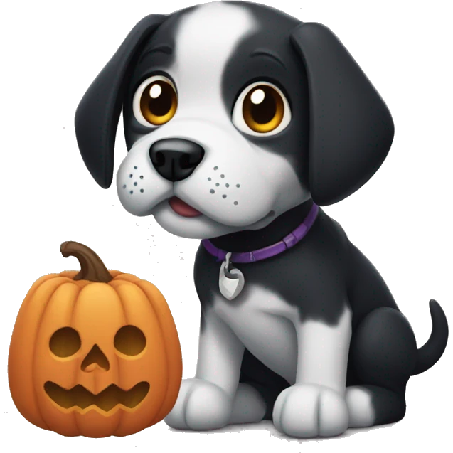 spooky puppy emoji