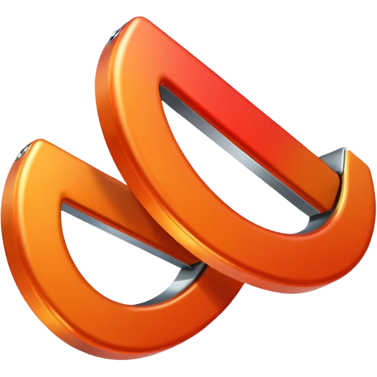 red orange link emoji