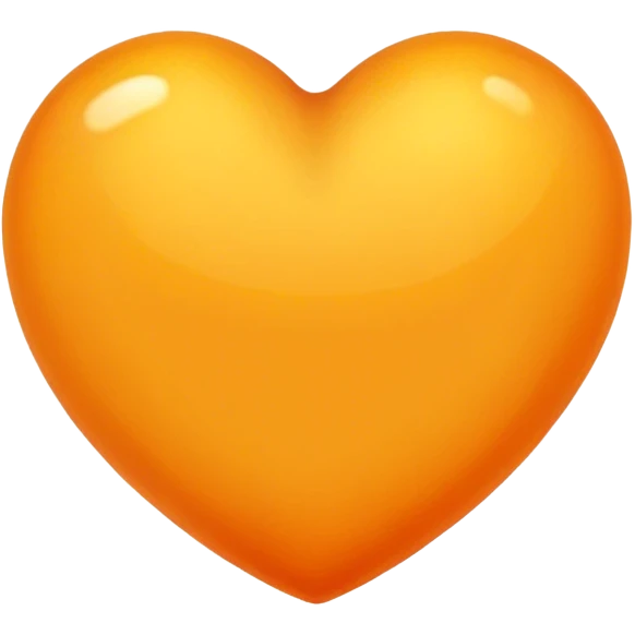 Yellowish orange heart emoji