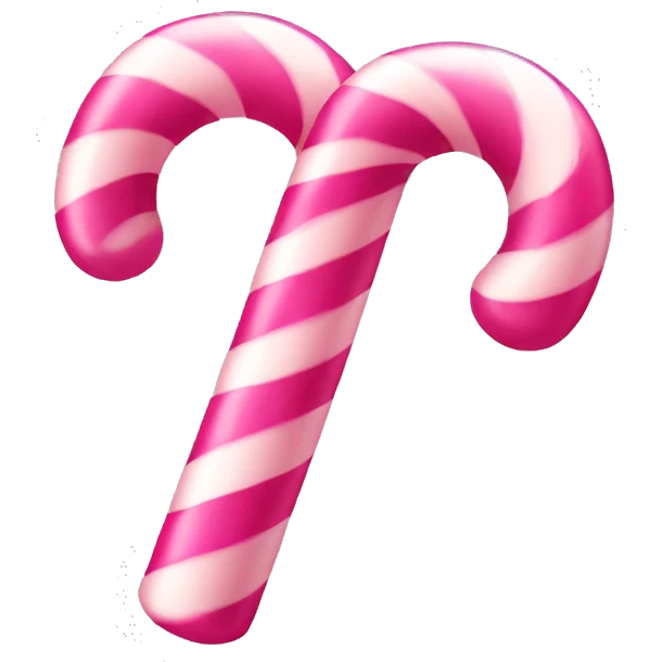 Pink Candycane emoji