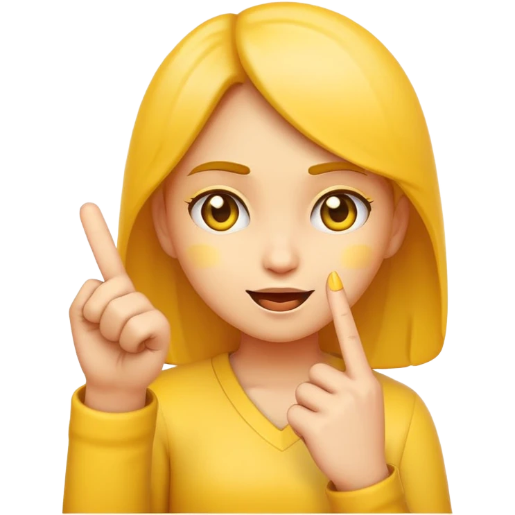Emoji girl with middle finger up emoji