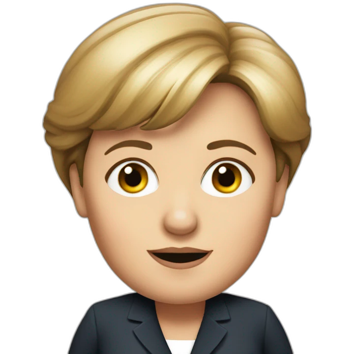 angela merkel emoji