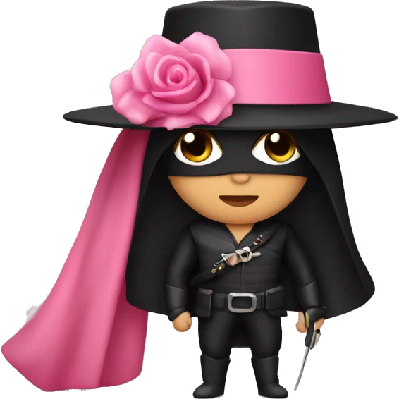 un zorro mujer con una faldita rosa  emoji