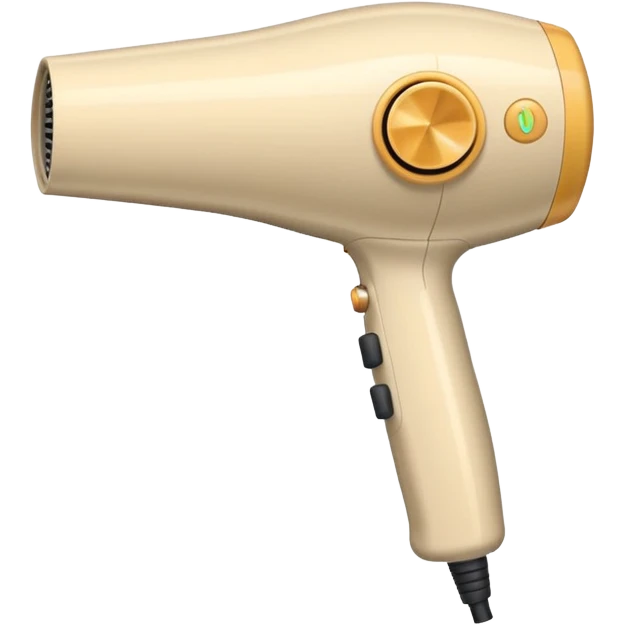 secador de pelo beige emoji