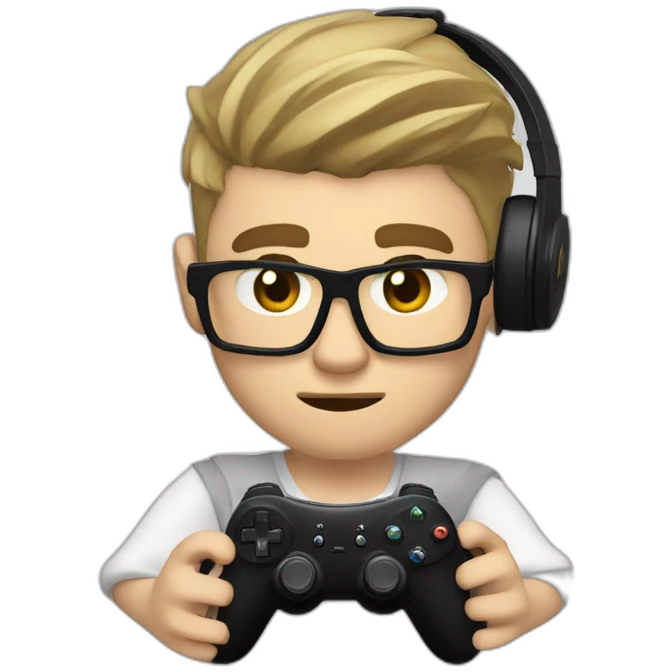 justin bieber with controller in hand playing fc24 and get angry emoji