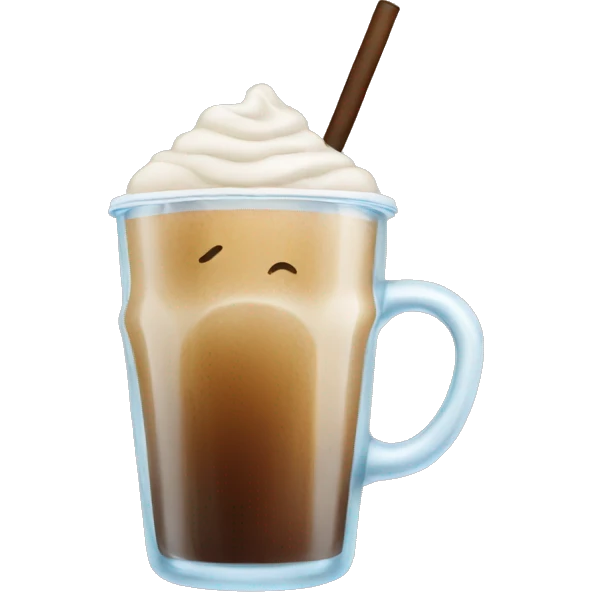 Ice coffee emoji