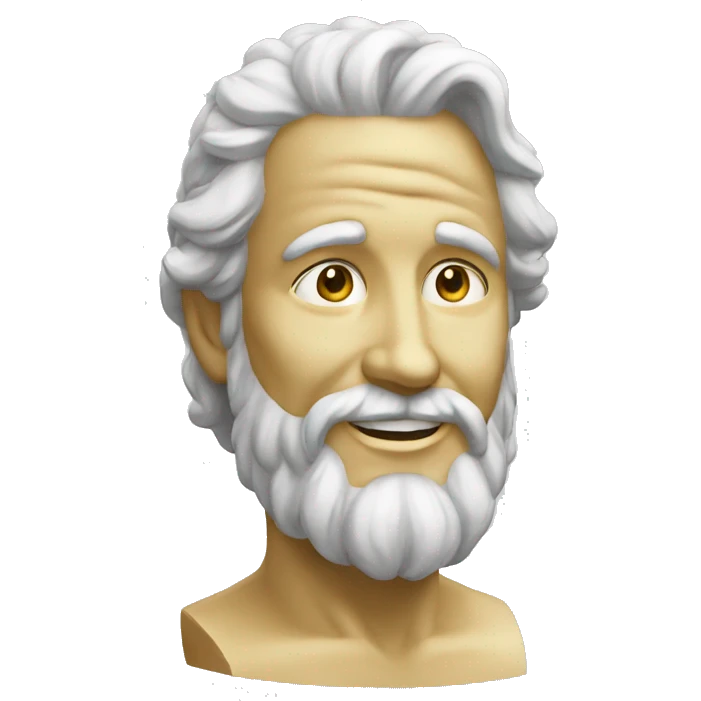 Statue of god smile-solo levelling and likes emoji