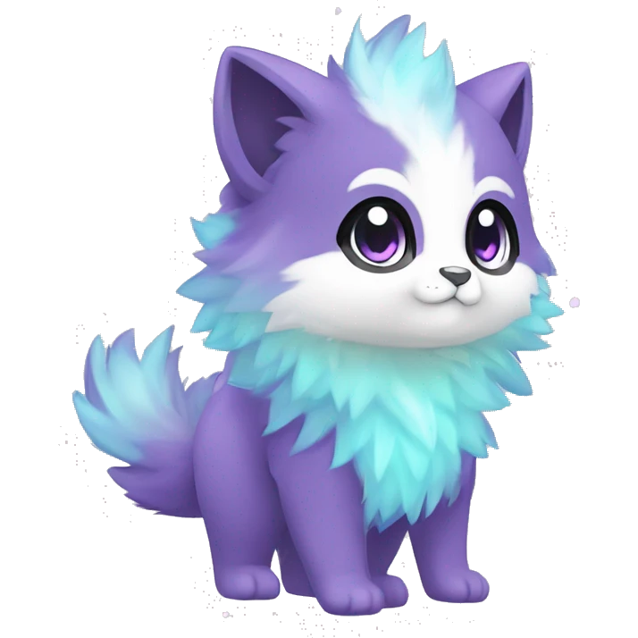  High quality Cute Cool Kawaii edgy Pretty Chibi Fur-Sona Shiny Colorful Sparkly Fakemon Full Body emoji