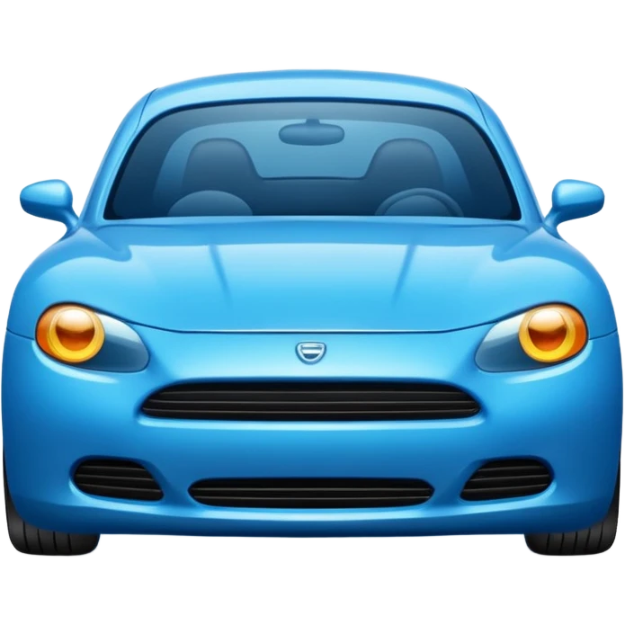 blue  car  emoji