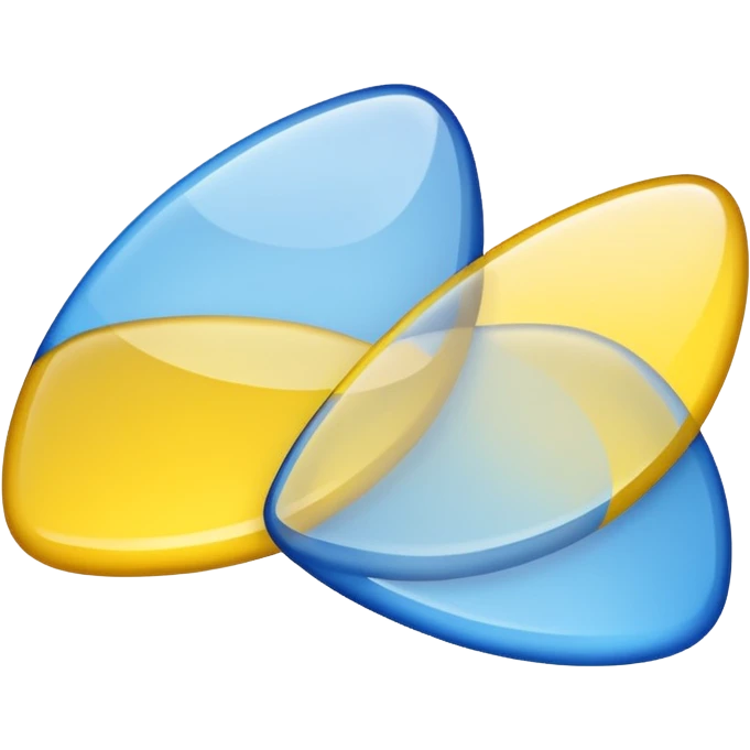 two overlapping emoji