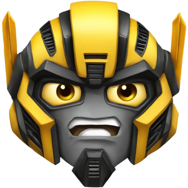 transformer bumblebee annoyed face  emoji