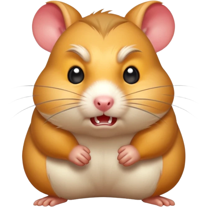 angry hamster emoji