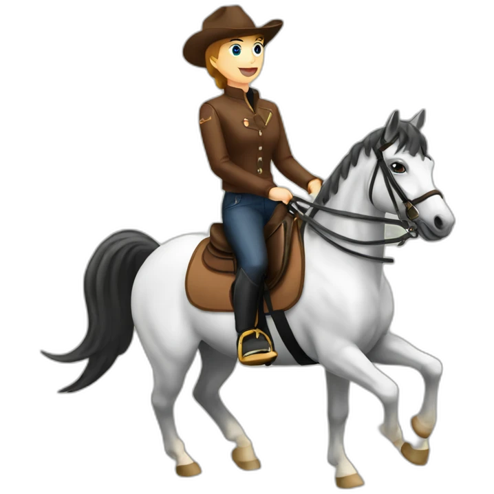 horse riding club emoji