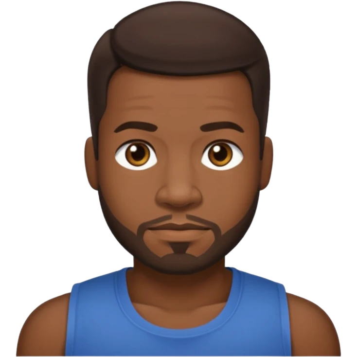 Durrell "Tank" Babbs with dark brown hair emoji