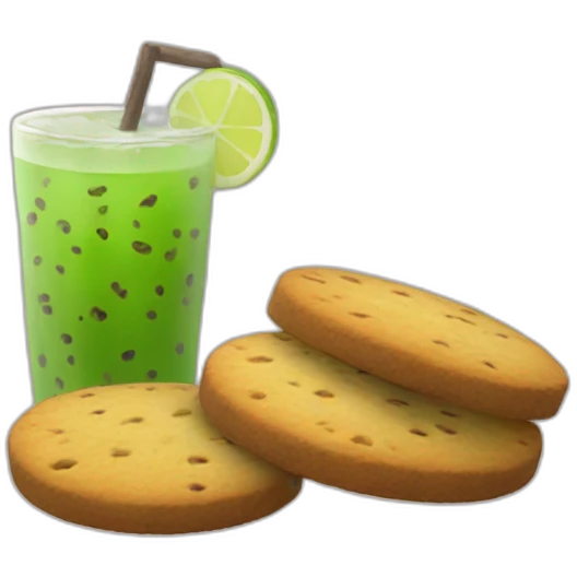 drink yerba mate with biscuits emoji