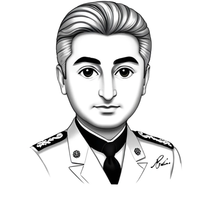 Signature of Mohammad Reza Pahlavi emoji