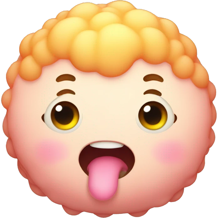 Cute little chubby polyp emoji