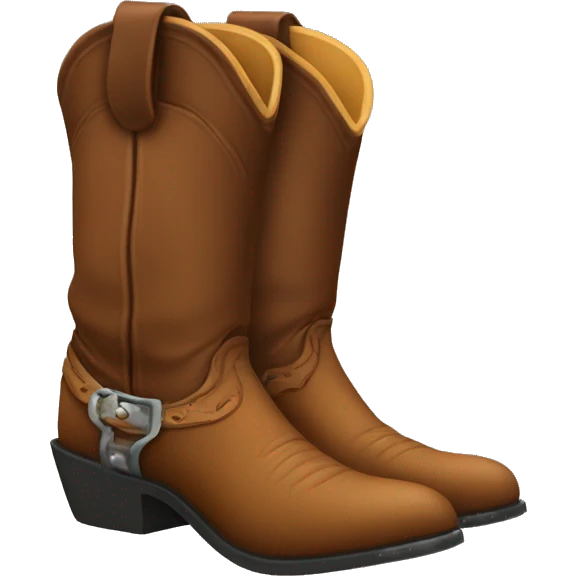 Cowboy boots emoji
