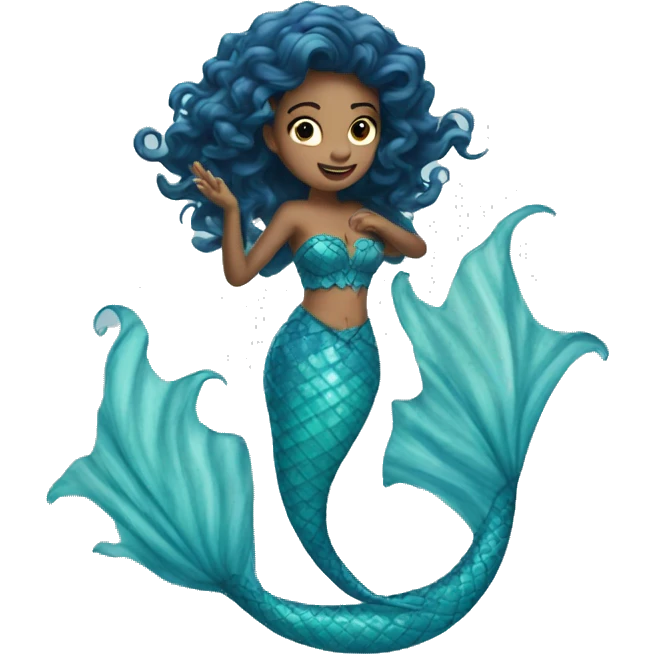 Sirena azul emoji