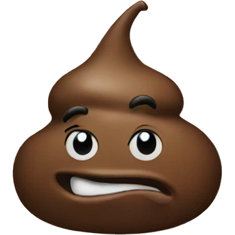 a poop that raps emoji