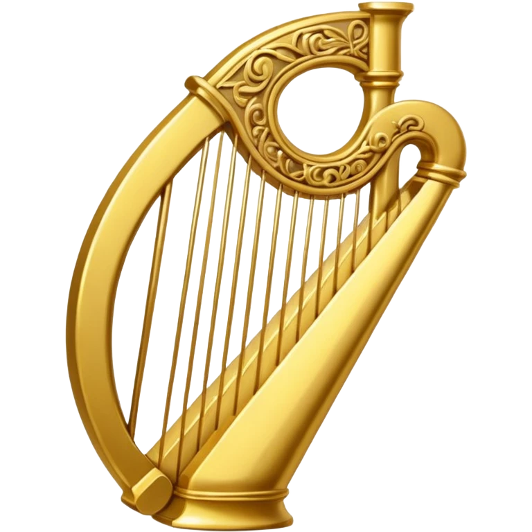 golden lyre emoji
